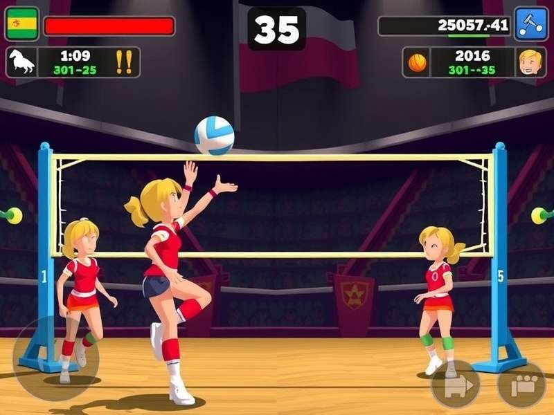Volley Sprint Warriors Game Screenshot